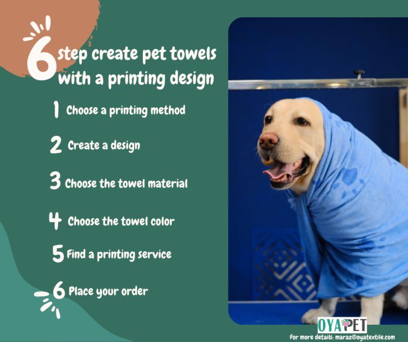 "Crafting Pet Towels: 6 Design Steps"