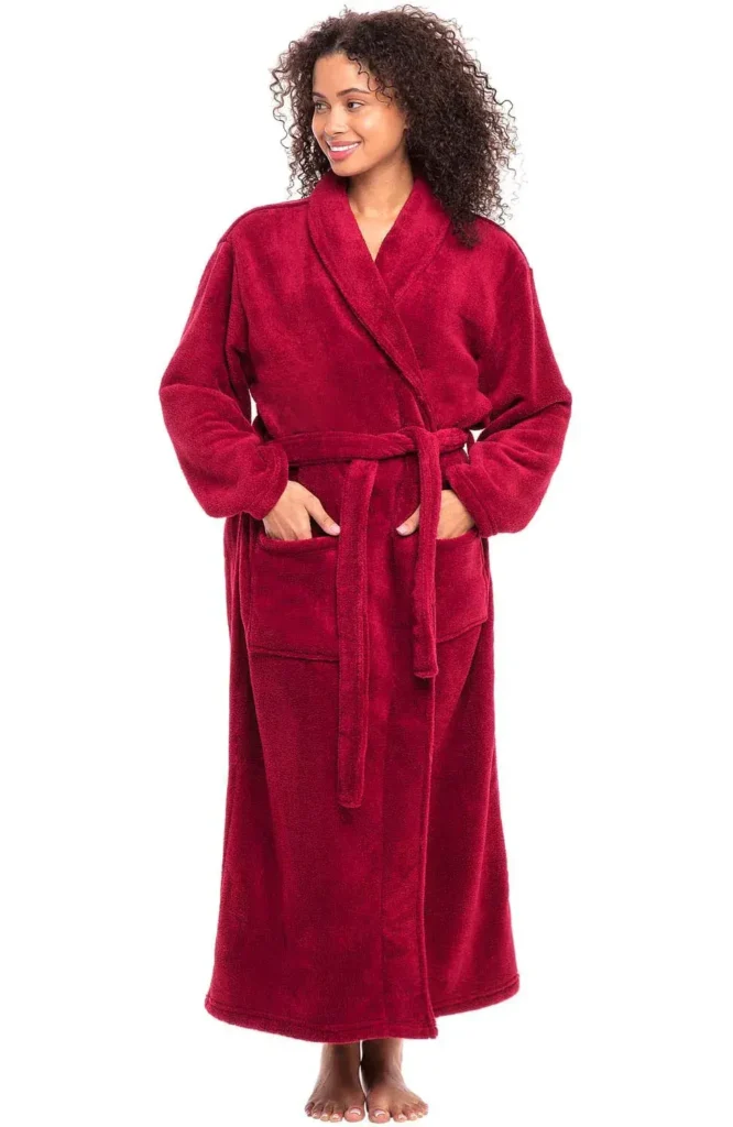 Fleece Polyester Bathrobe