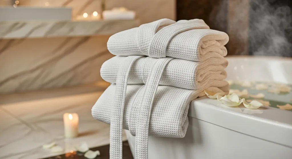 wholesale waffle bathrobes manufacturer