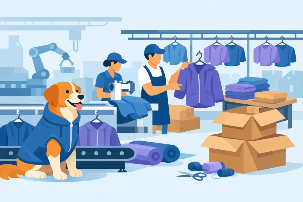 How to Manufacture Dog Drying Coats at Scale