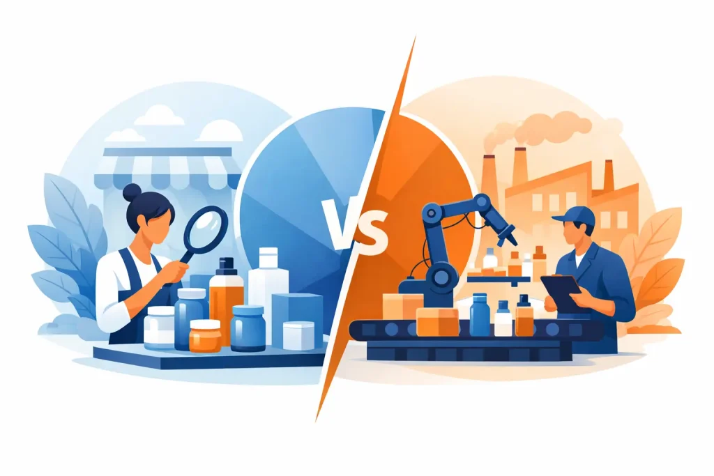 Private Label vs Contract Manufacturing Compared